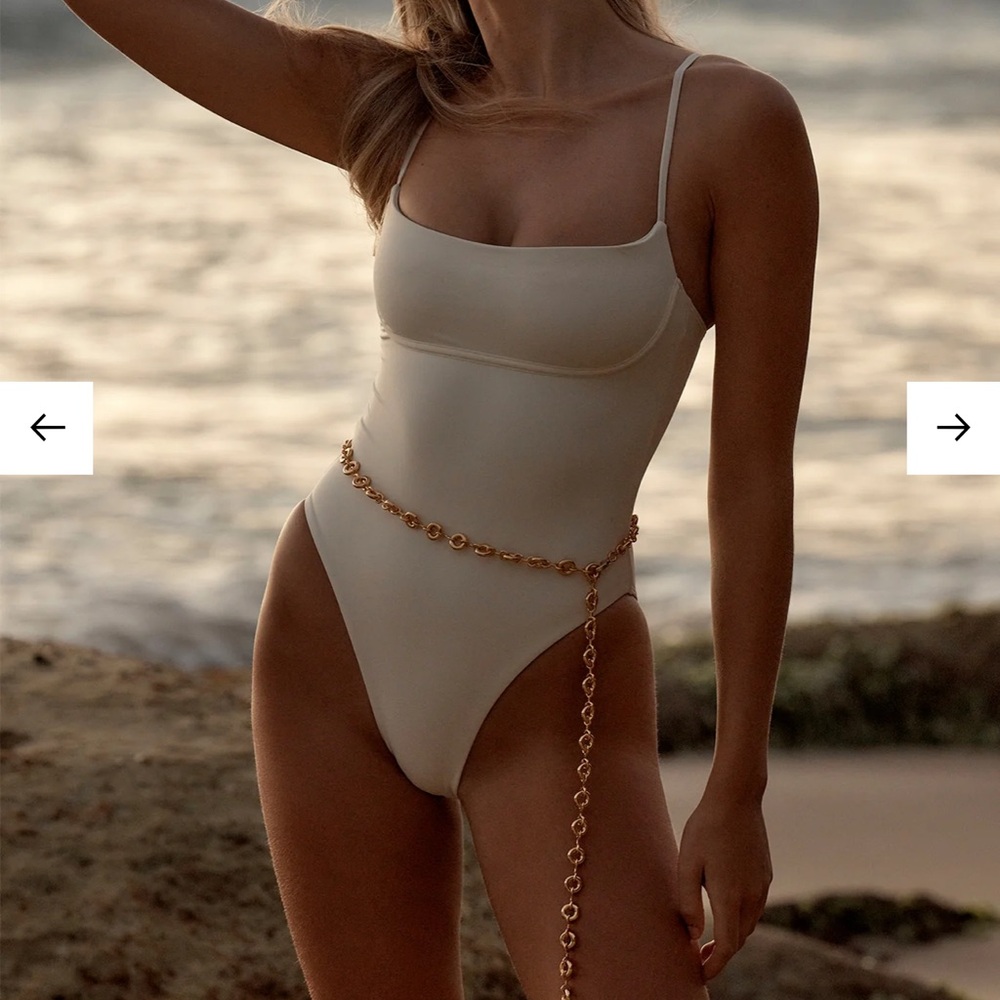 Monday Swimwear Cream One Piece